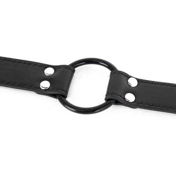 (image for) O-Ring Gag with Nipple Clamps