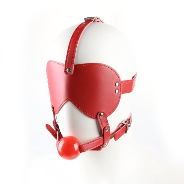 (image for) Gag Harness with Blindfold