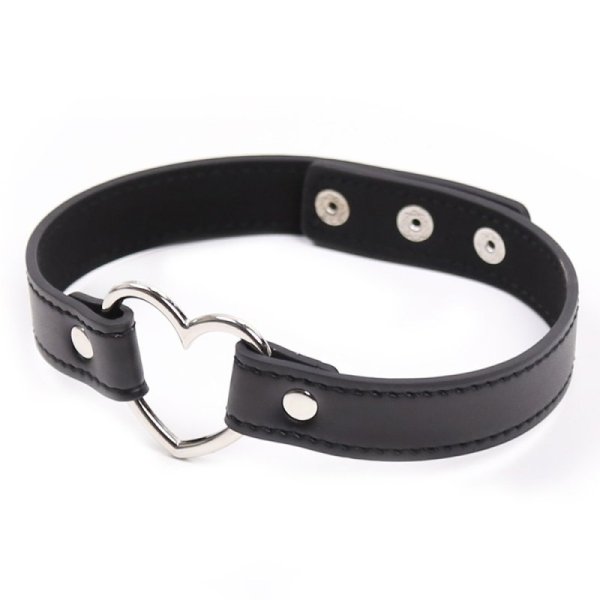 (image for) Heart Metal Bondage Collar