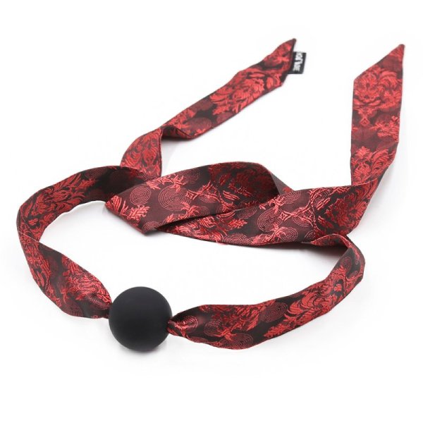 (image for) Satin Belt Ball Gag