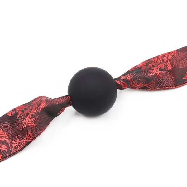 (image for) Satin Belt Ball Gag