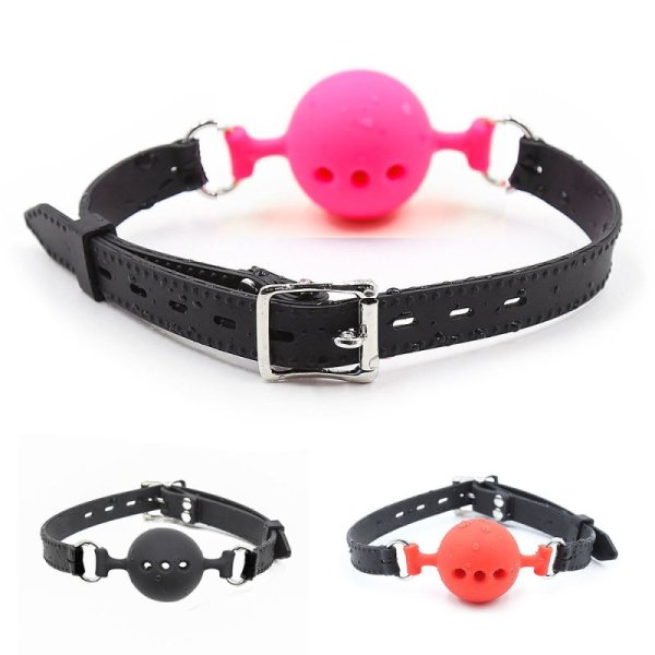 (image for) Full Silicone Breathable Ball Gag