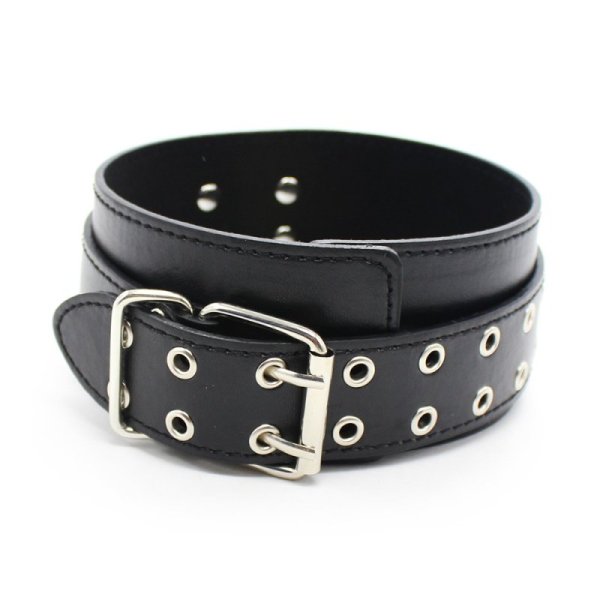 (image for) Double Pins Buckle Collar with One D-Ring