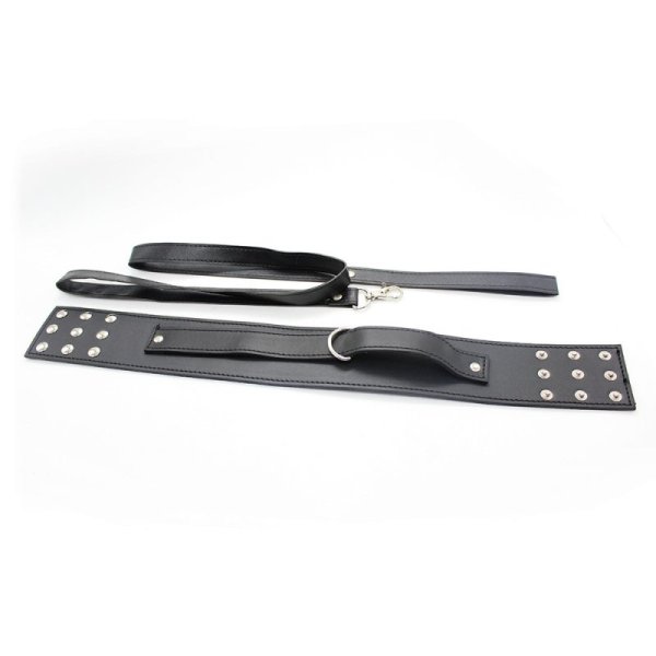 (image for) Studs Faux Leather Collar