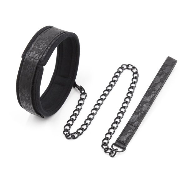 (image for) Lace Neck Collar With Lead
