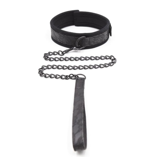 (image for) Lace Neck Collar With Lead