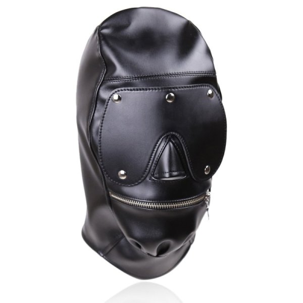 (image for) Full Mask Detachable Bondage Hood