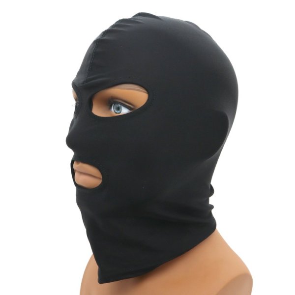 (image for) Fetish Fantasy Spandex 3 Hole Hood