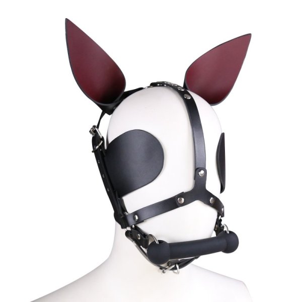 (image for) Dog Hoods With Bit Gag
