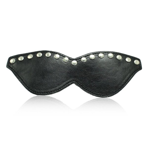 (image for) Black Leather Blindfold Mask