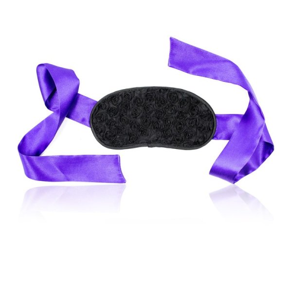 (image for) Rose Flower Face Tie Belt Blindfold
