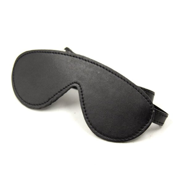 (image for) Buckle Belt Fancy Blindfold - Plush