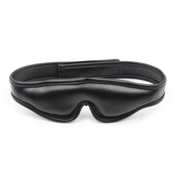 (image for) Leather Blindfold with Velcro Closure