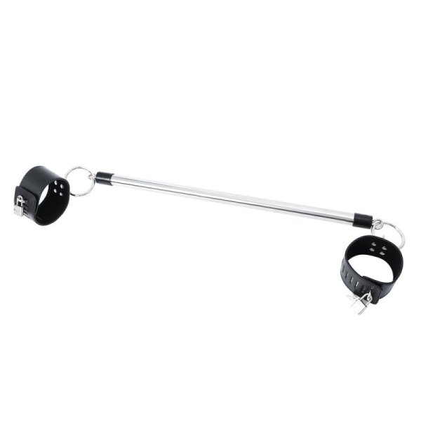 (image for) Bondage Steel Spreader Bar With Adjustable Cuffs