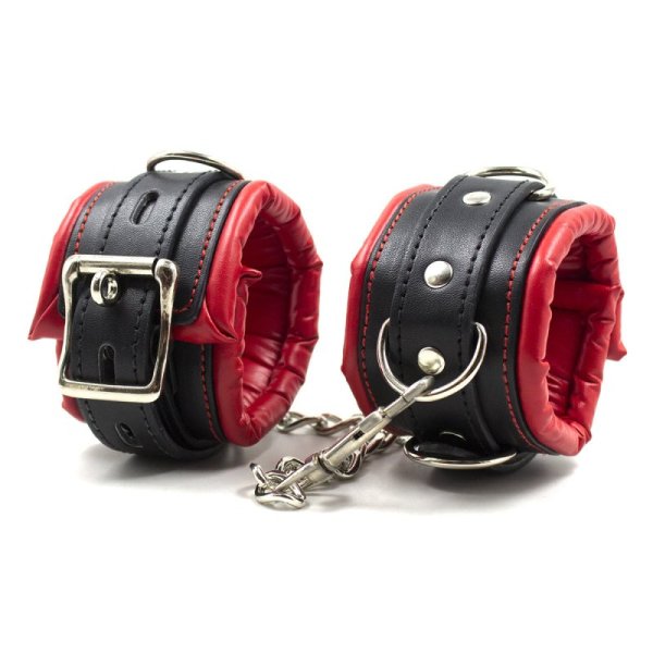 (image for) Deluxe Lockable Leather Wrist / Ankle Cuffs