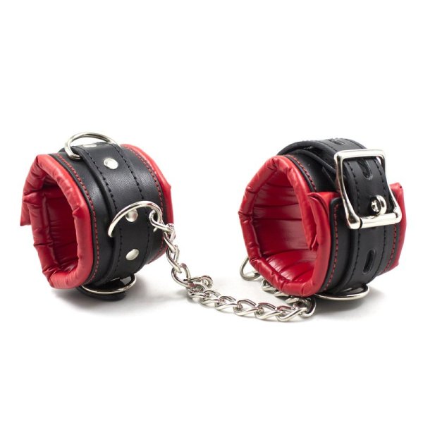 (image for) Deluxe Lockable Leather Wrist / Ankle Cuffs