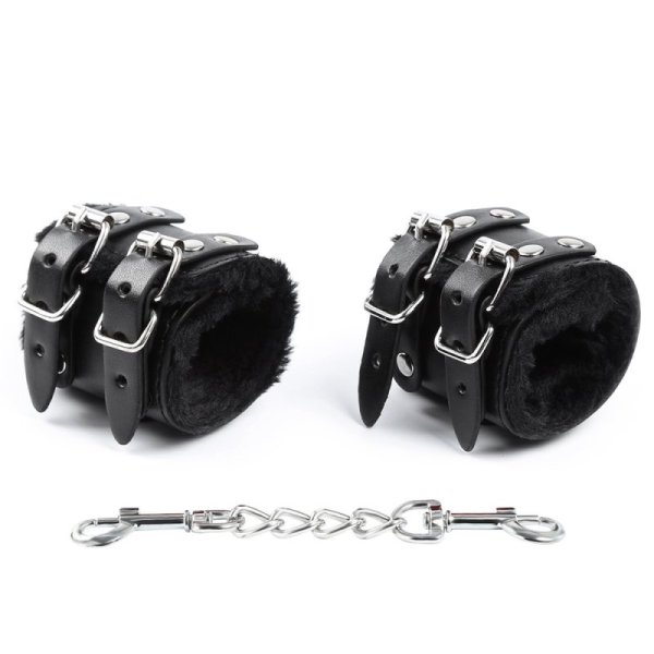 (image for) Double Buckle Fur Lined Cuffs