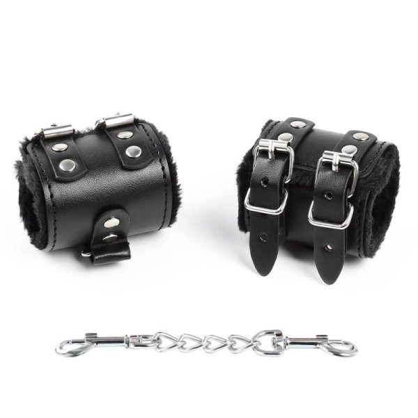 (image for) Double Buckle Fur Lined Cuffs