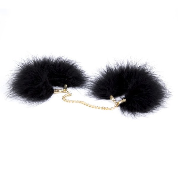 (image for) Feather Cuffs With Golden Chain