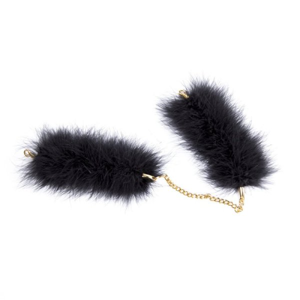 (image for) Feather Cuffs With Golden Chain