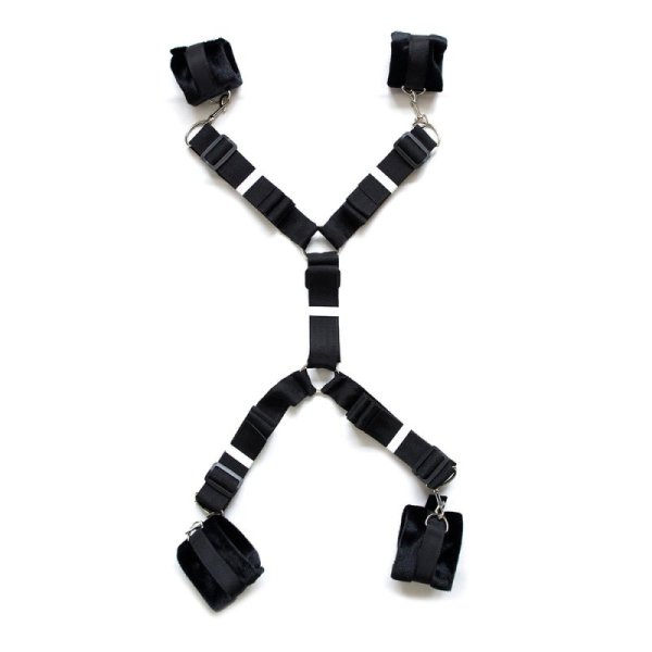 (image for) Bed Bondage Restraint Kit - Villus Cuffs