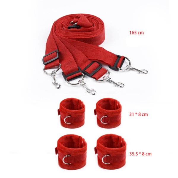 (image for) Bed Bondage Restraint Kit - Villus Cuffs