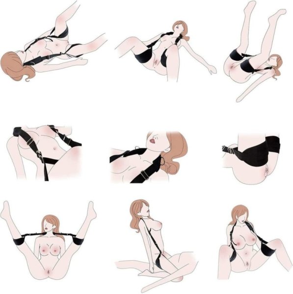 (image for) Open Wide Padded Thigh Sling Position Aid