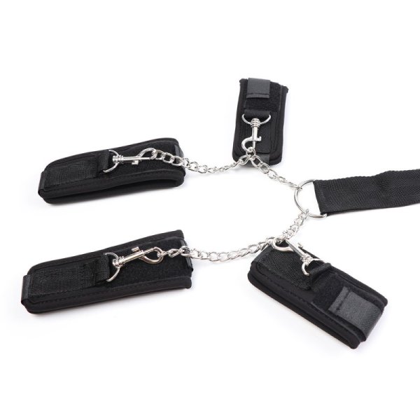 (image for) Silicone Gag Collar With Cuffs