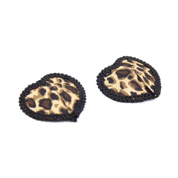 (image for) Black Tassel Leopard Pasties Nipple Covers