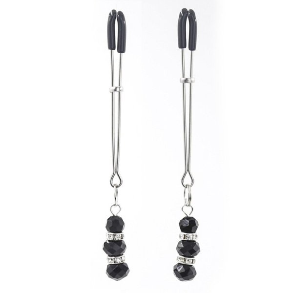 (image for) Nipple Clamp With Diamond Pendant