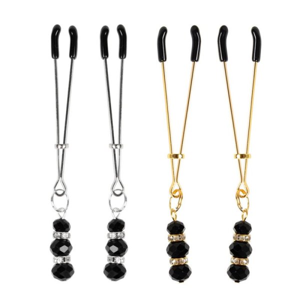 (image for) Nipple Clamp With Diamond Pendant