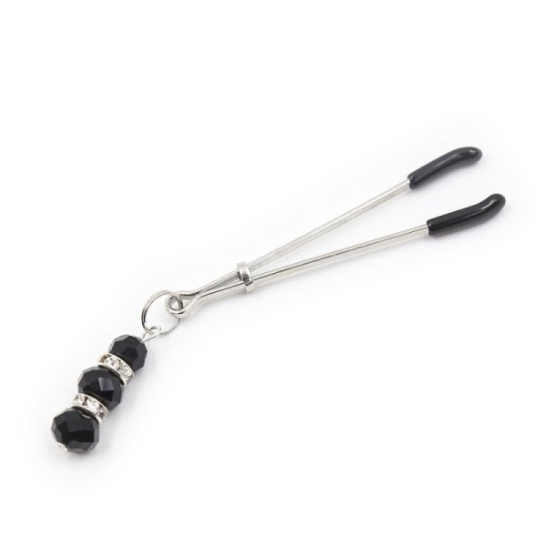 (image for) Nipple Clamp With Diamond Pendant