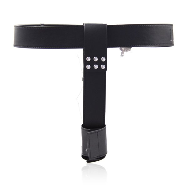 (image for) Female Chastity Belt With Double Vibration Plug