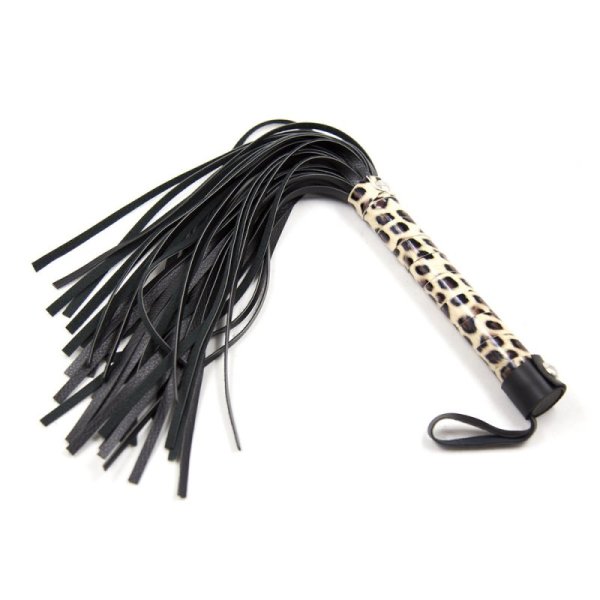 (image for) Bondage Leopard Fancy Flogger