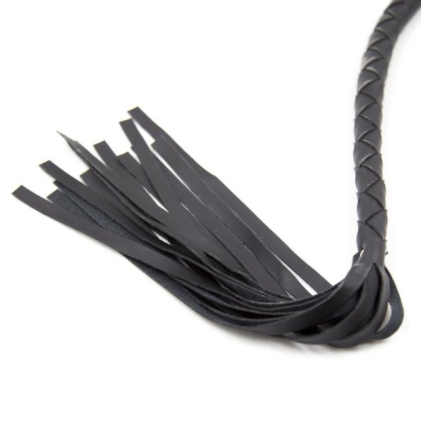 (image for) Black Single Tail Whip - 85 cm / 33.5 inch