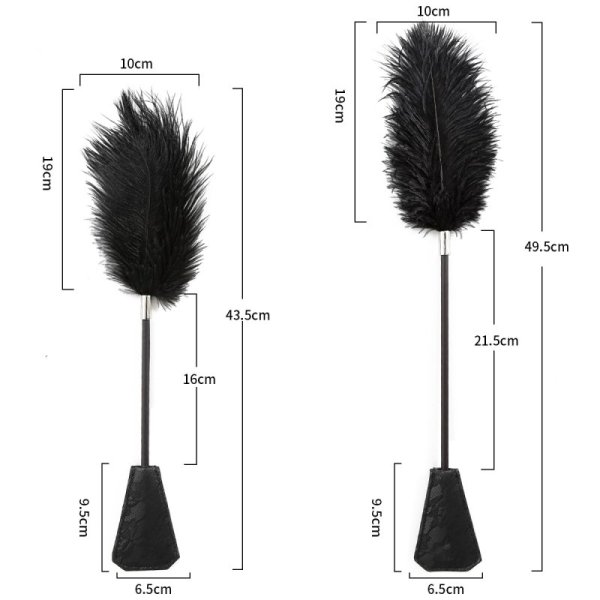 (image for) Feather Tickler With Lace Paddle