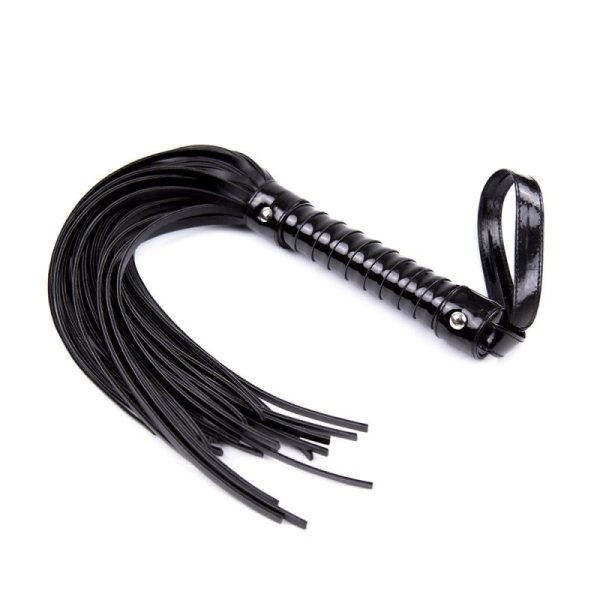 (image for) Glossy Leather Bondage Whip