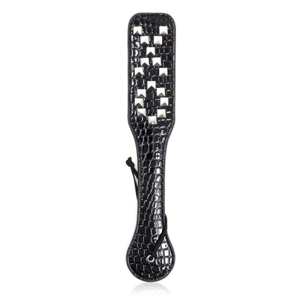 (image for) Alligator Sheepski Paddle With Chrome Button