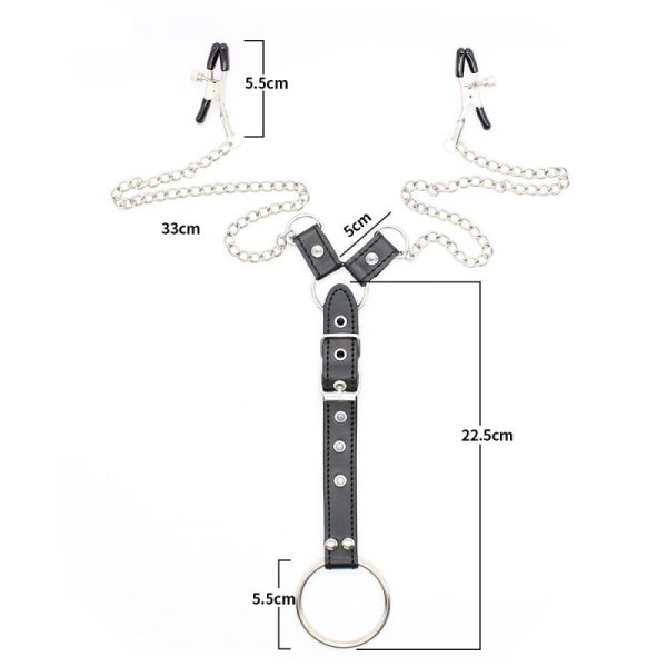 (image for) Nipple Clamps & Cock Ring Set