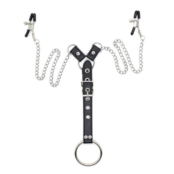 (image for) Nipple Clamps & Cock Ring Set