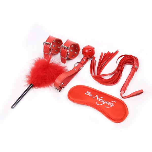 (image for) Red Bondage Set - 5 Pcs