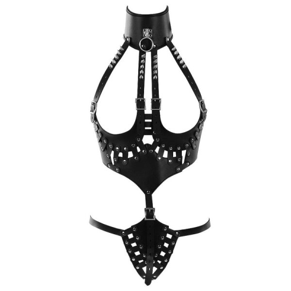 (image for) Adjustable Queen PU Leather Costume Bondage Harness