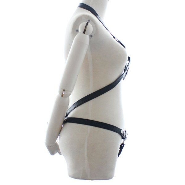 (image for) Power Body Harness With Chastity Belt