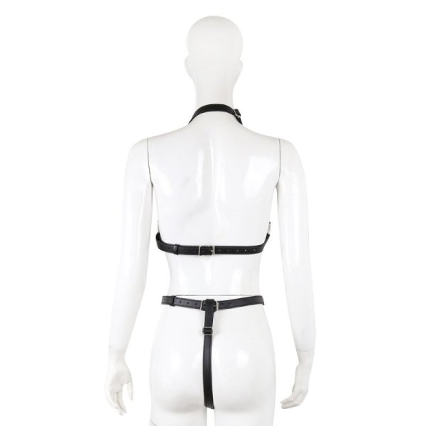 (image for) Leather Harness w/ Removable Bra