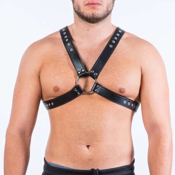 (image for) Deluxe Leather Chest Harness
