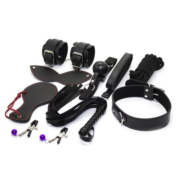 (image for) Kinklab Bondage Basics Restraint Kit 8 Piece Set