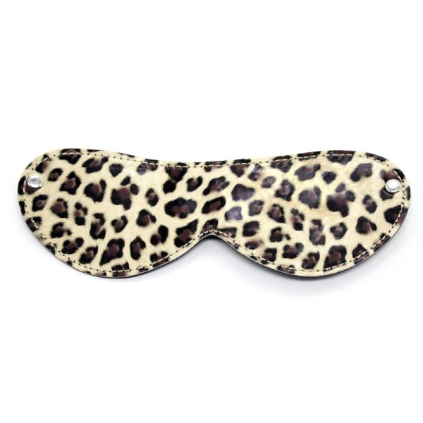 (image for) Lockable Leopard Print 10 Piece Bondage Kit