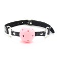 (image for) Pin Buckle Breathable O Ring Black Strap Ball Gag