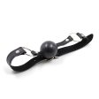 (image for) Pin Buckle O Ring Black Strap Ball Gag