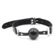 (image for) Pin Buckle O Ring Black Strap Ball Gag
